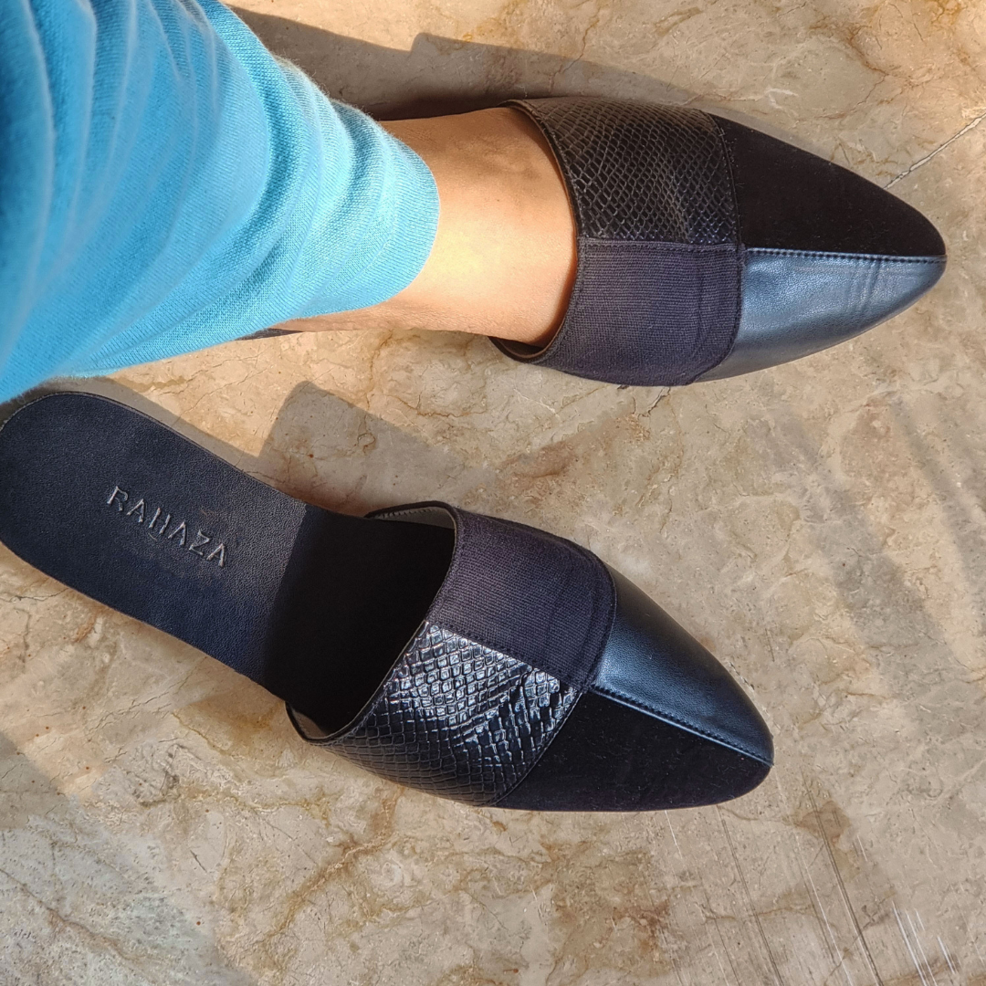 Avril Flat Mules – Chic & Comfortable Women's Slip-On Shoes