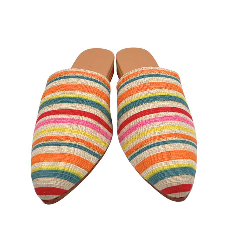 BRIGHT Low Wedge Pointed Mules – Bold Colors, Elevated Comfort