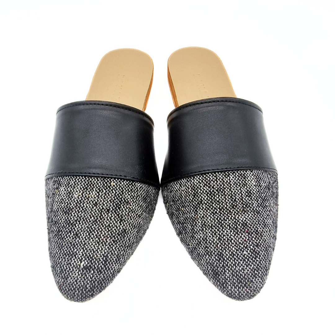 Tiffany Flat Mules – Elegant & Comfortable Women's Slip-On Shoes
