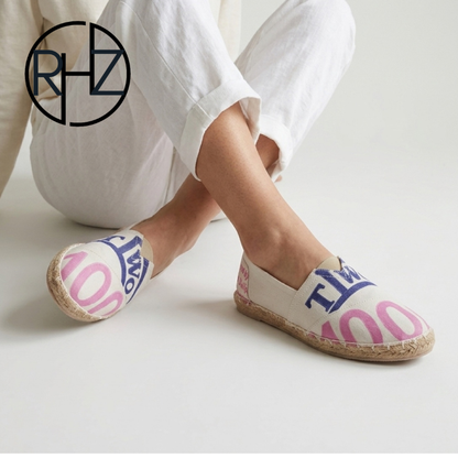 Flour Sack Espadrilles for Women | Handmade Filipino Casual Shoes