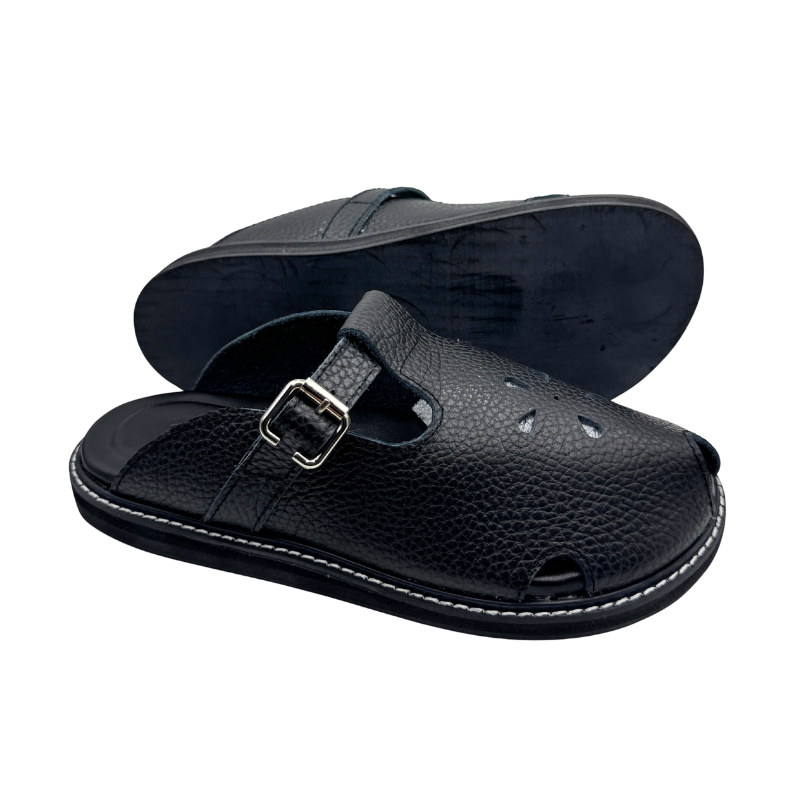 Allie Genuine Leather Comfort Mules by Rahaza | Handcrafted Marikina Leather Slip-Ons