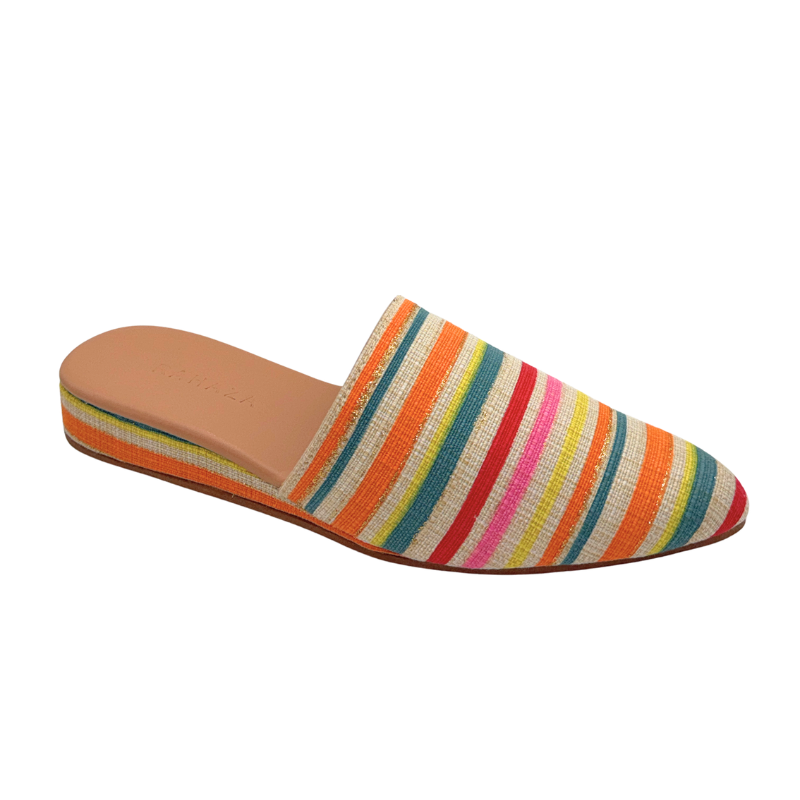 BRIGHT Low Wedge Pointed Mules – Bold Colors, Elevated Comfort