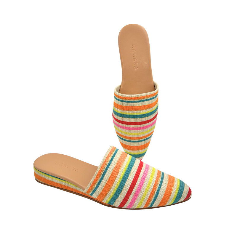 BRIGHT Low Wedge Pointed Mules – Bold Colors, Elevated Comfort