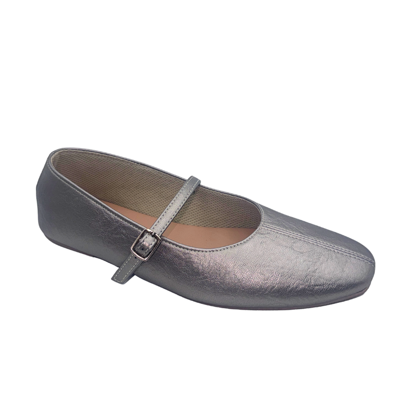 Claudia Mary Jane Flats – Comfortable Foam-Lined Synthetic Shoes for Everyday Wear