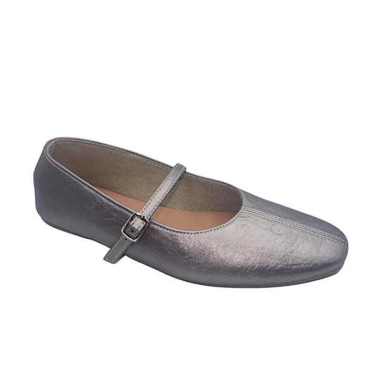 Claudia Mary Jane Flats – Comfortable Foam-Lined Synthetic Shoes for Everyday Wear