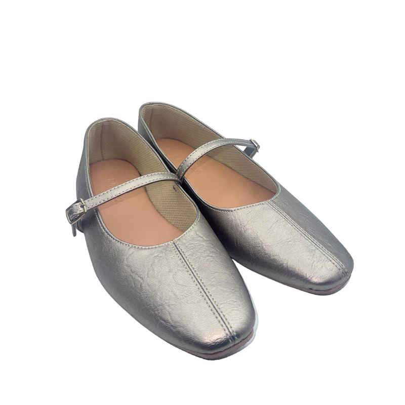 Claudia Mary Jane Flats – Comfortable Foam-Lined Synthetic Shoes for Everyday Wear