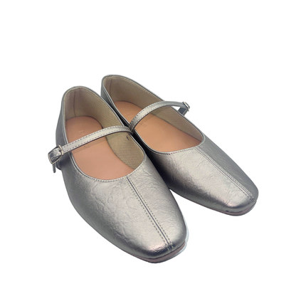 Claudia Mary Jane Flats – Comfortable Foam-Lined Synthetic Shoes for Everyday Wear
