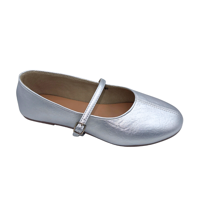 Claudia Mary Jane Flats – Comfortable Foam-Lined Synthetic Shoes for Everyday Wear