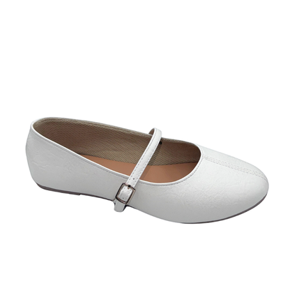 Claudia Mary Jane Flats – Comfortable Foam-Lined Synthetic Shoes for Everyday Wear