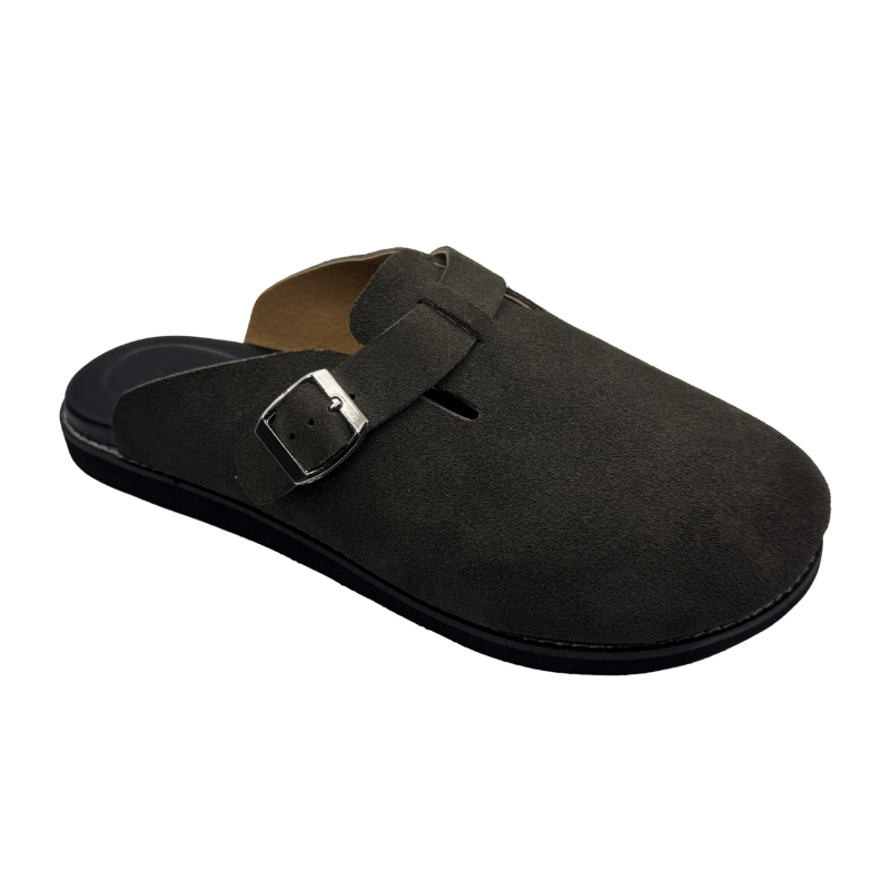 DEAN Men’s Genuine Suede Leather Clogs with Soft Comfort Insole | Rahaza