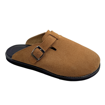 DEAN Men’s Genuine Suede Leather Clogs with Soft Comfort Insole | Rahaza