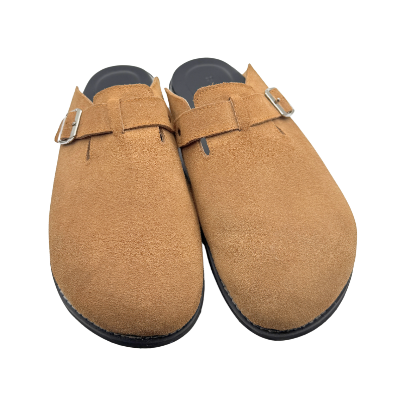 DEAN Men’s Genuine Suede Leather Clogs with Soft Comfort Insole | Rahaza