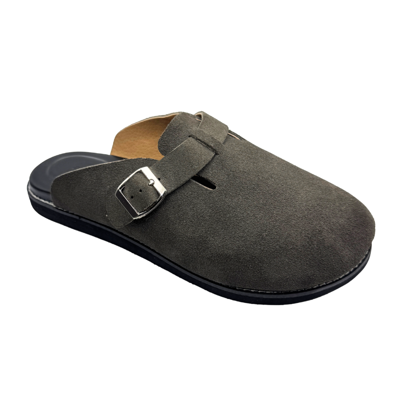 DEAN Men’s Genuine Suede Leather Clogs with Soft Comfort Insole | Rahaza