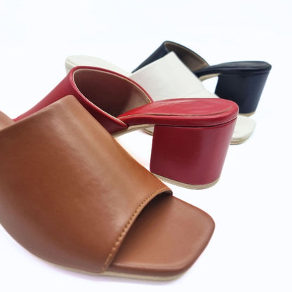 Ellen Chunky Heels – Stylish & Comfortable Women's Block Heel Shoes