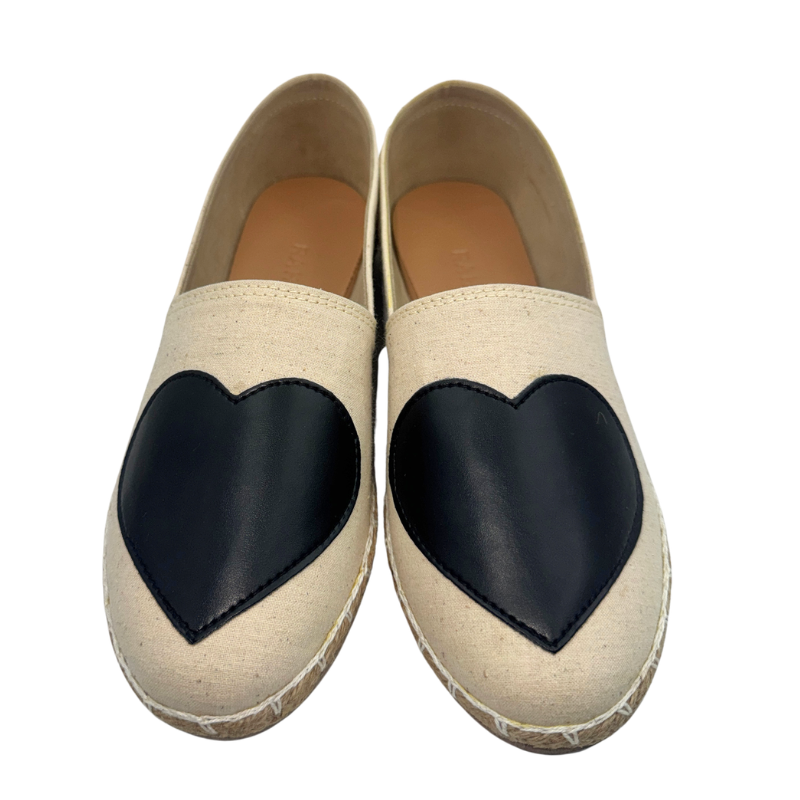 HEART Espadrille for Women – Red Heart Design | Comfortable Casual Flats for Young & Young at Heart