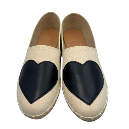 HEART Espadrille for Women – Red Heart Design | Comfortable Casual Flats for Young & Young at Heart