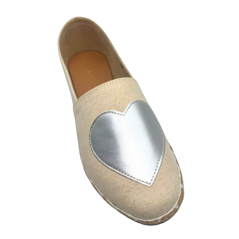 HEART Espadrille for Women – Red Heart Design | Comfortable Casual Flats for Young & Young at Heart