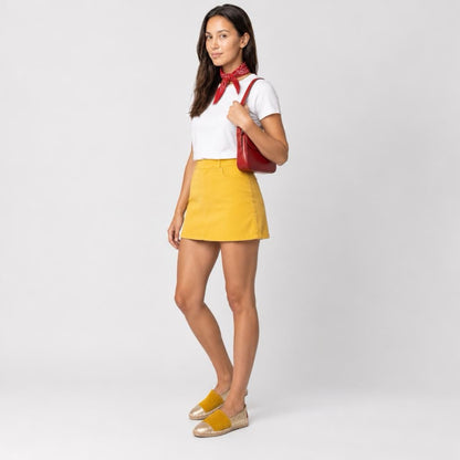 Beauty Princess-Inspired Yellow and Gold Espadrilles for Women | Rahaza Fashion