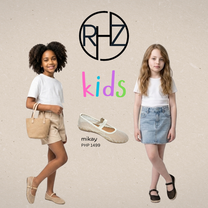 MIKAY Kids Espadrilles Mesh Shoes – Breathable, Lightweight & Stylish |  Summer Footwear for Girls