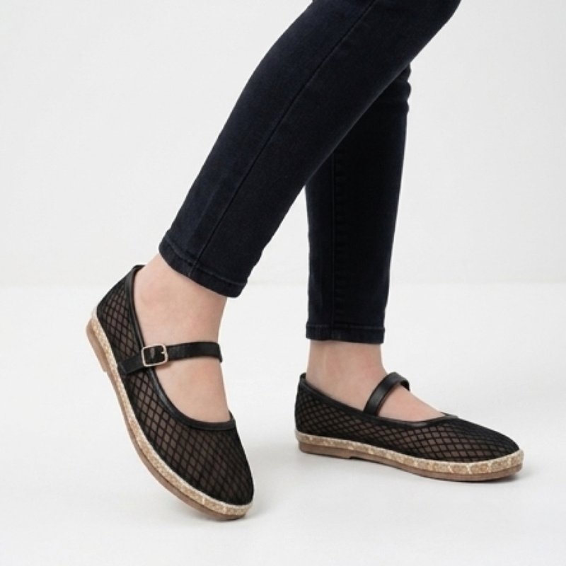 MIKAY Kids Espadrilles Mesh Shoes – Breathable, Lightweight & Stylish |  Summer Footwear for Girls