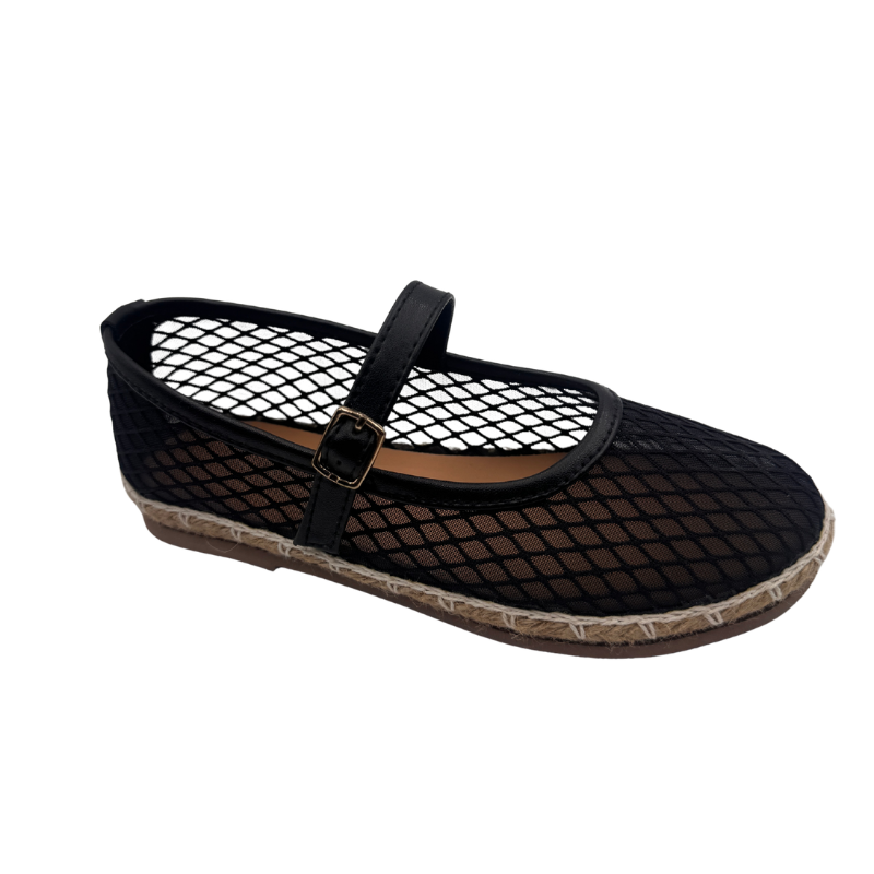 MIKAY Kids Espadrilles Mesh Shoes – Breathable, Lightweight & Stylish |  Summer Footwear for Girls