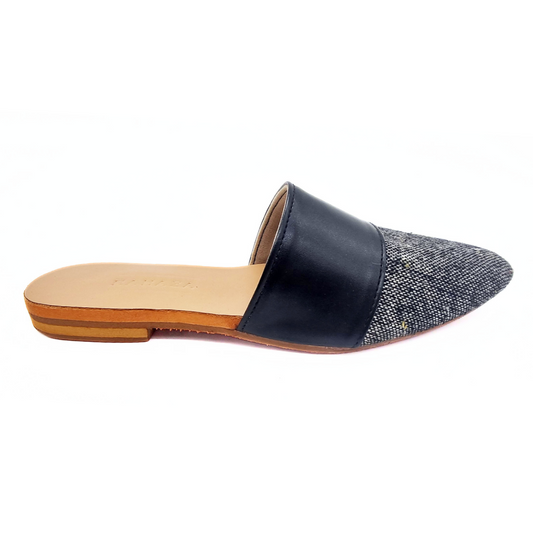 Tiffany Flat Mules – Elegant & Comfortable Women's Slip-On Shoes