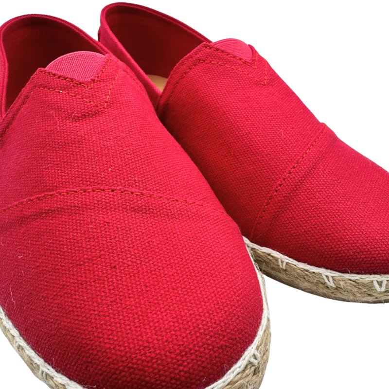 Toni Red Espadrilles – Stylish & Comfortable Women's Casual Slip-On Shoes