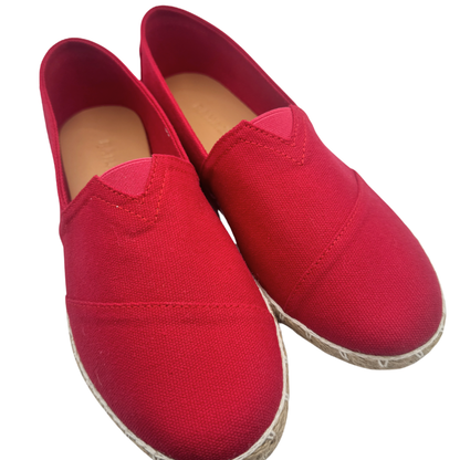 Toni Red Espadrilles – Stylish & Comfortable Women's Casual Slip-On Shoes