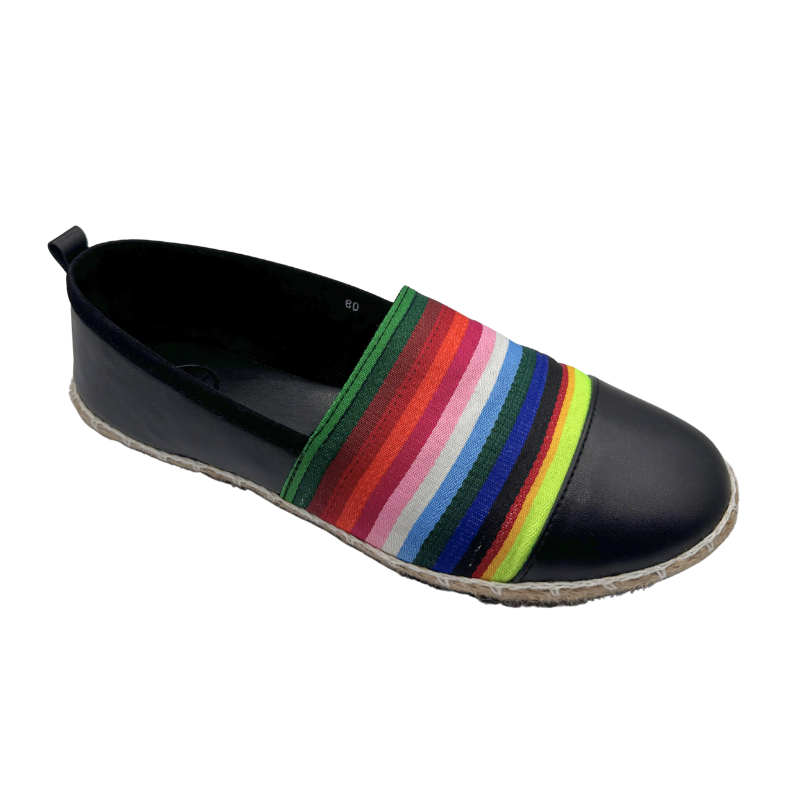 PRISMA Multicolored Espadrilles – Colorful Mixed-Material Statement Shoes