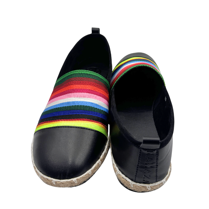 PRISMA Multicolored Espadrilles – Colorful Mixed-Material Statement Shoes