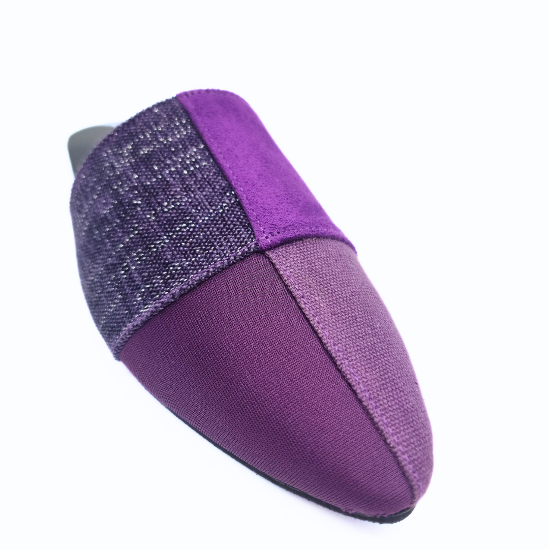Purple Flat Mules – Elegant & Comfortable Women's Slip-On Shoes
