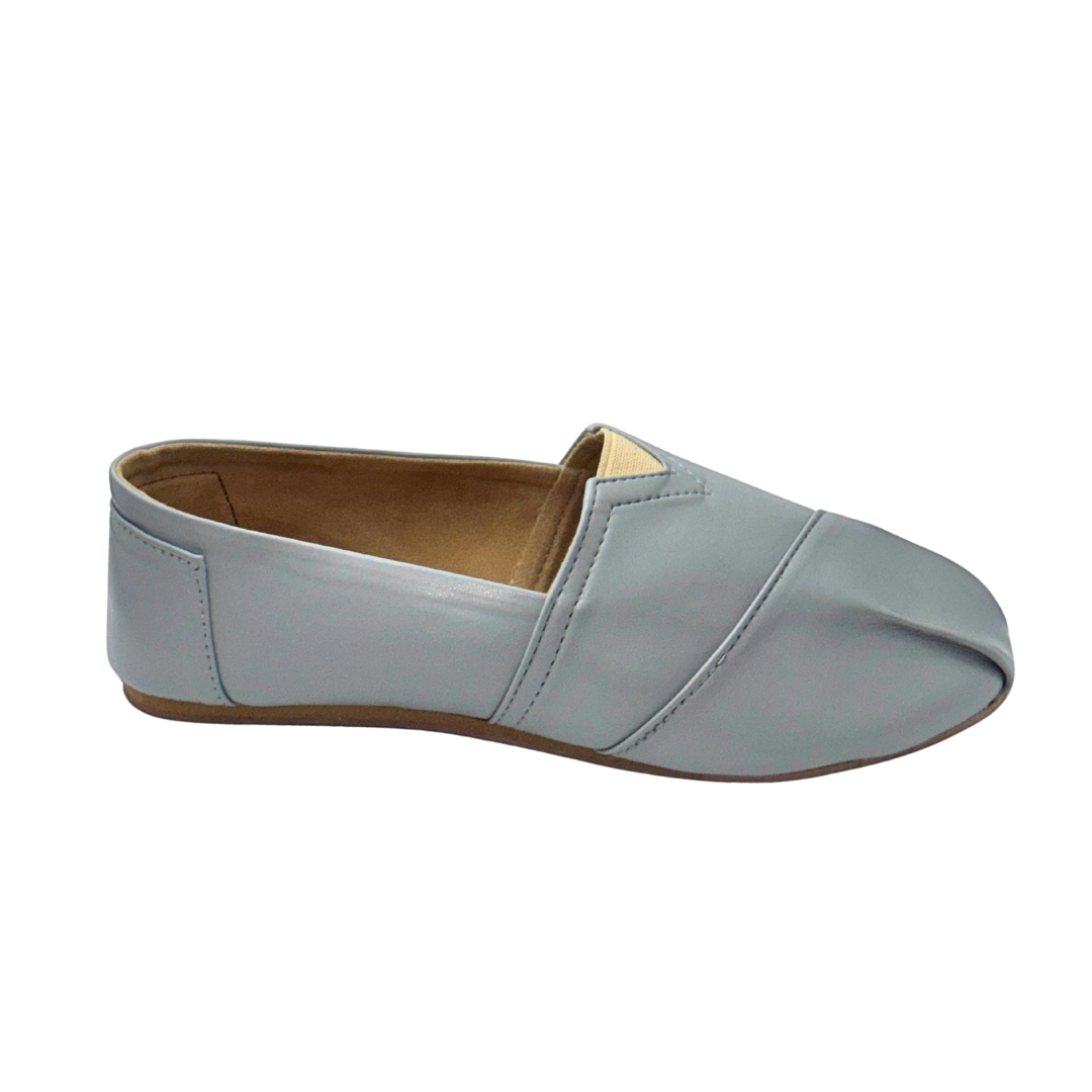 SMILE Classic Espadrilles for Women – Soft Faux Leather Flats for All-Day Comfort