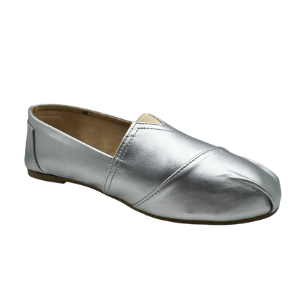SMILE Classic Espadrilles for Women – Soft Faux Leather Flats for All-Day Comfort