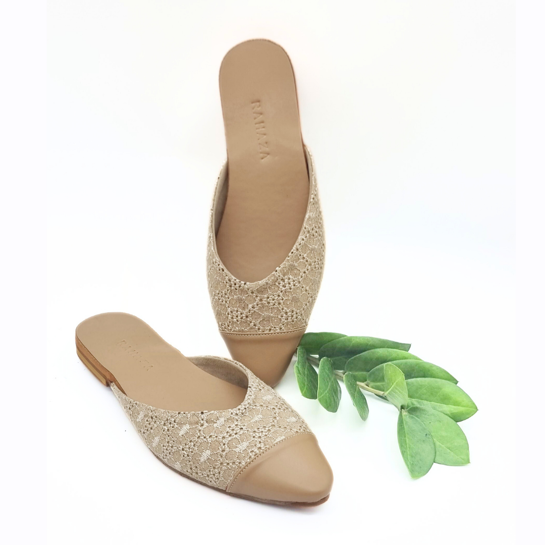 Sophia Flat Mules – Stylish & Comfortable Women's Slip-On Shoes