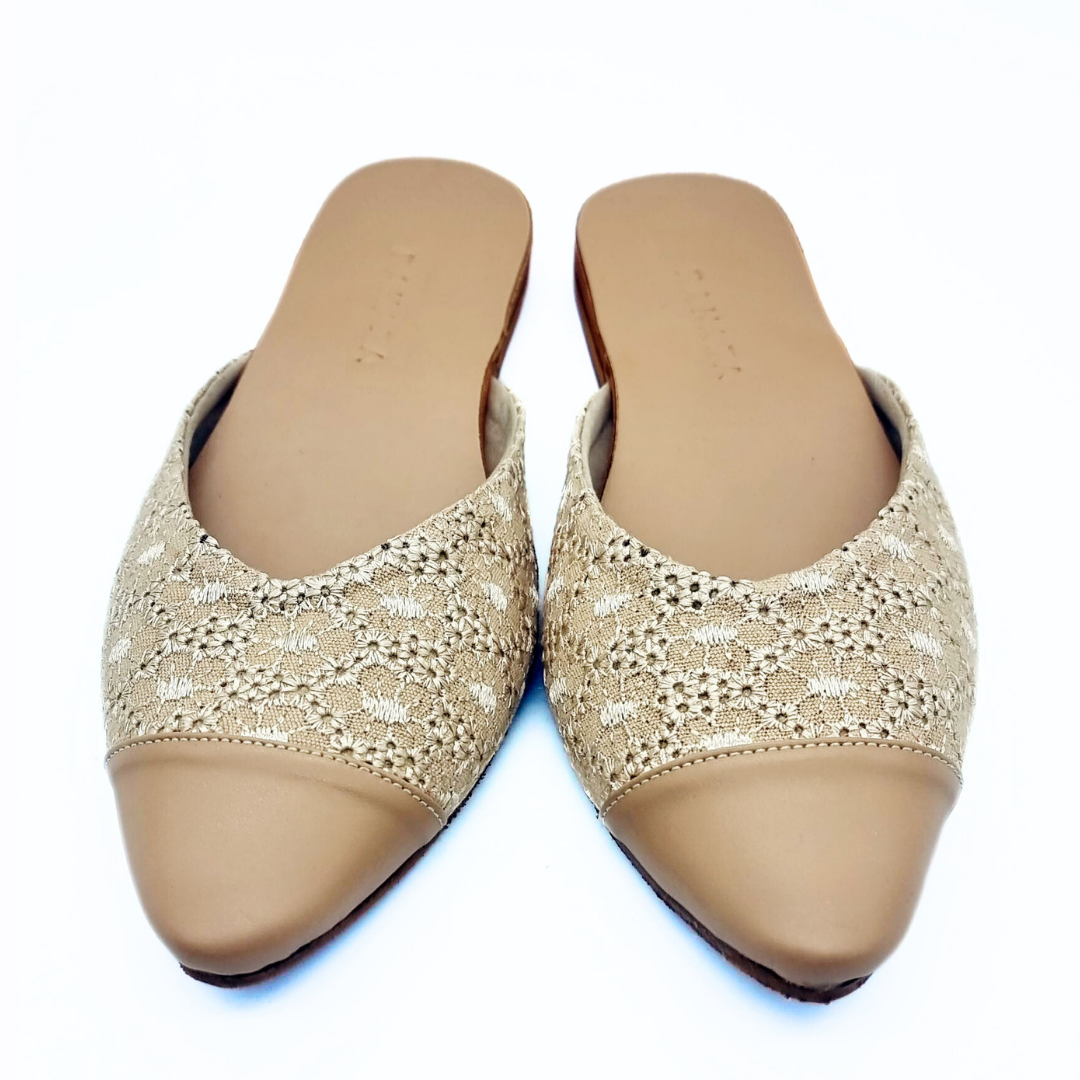 Sophia Flat Mules – Stylish & Comfortable Women's Slip-On Shoes