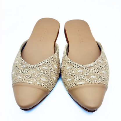 Sophia Flat Mules – Stylish & Comfortable Women's Slip-On Shoes