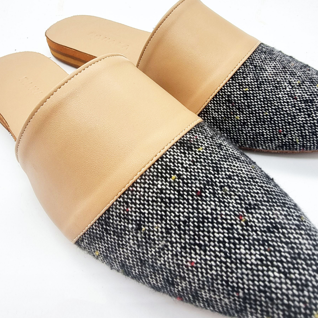 Tasha Flat Mules – Elegant & Comfortable Women's Slip-On Shoes
