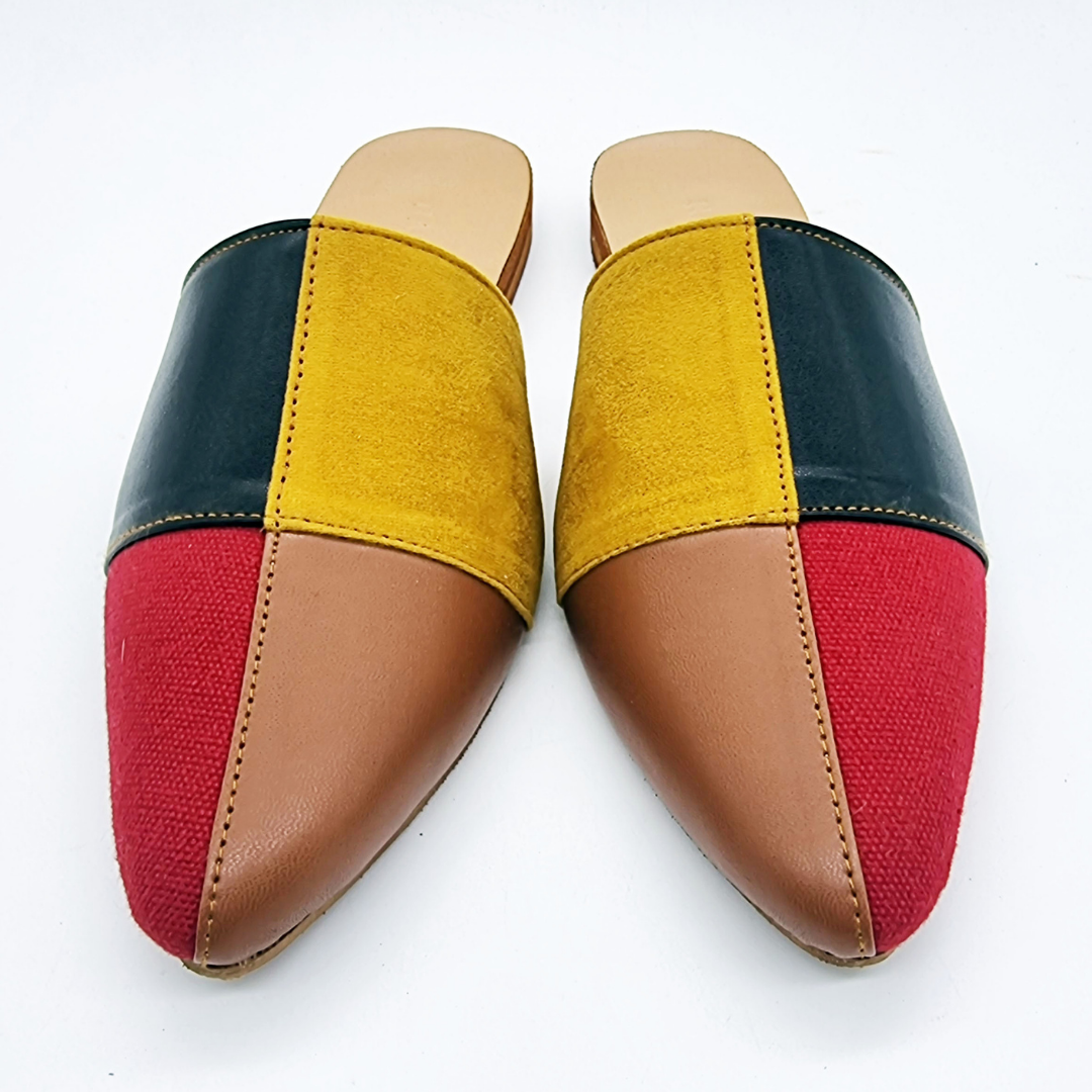 Tiana Flat Mules – Elegant & Comfortable Women's Slip-On Shoes