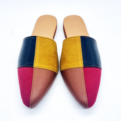Tiana Flat Mules – Elegant & Comfortable Women's Slip-On Shoes