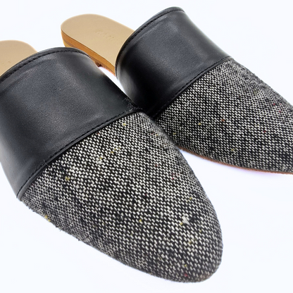 Tiffany Flat Mules – Elegant & Comfortable Women's Slip-On Shoes