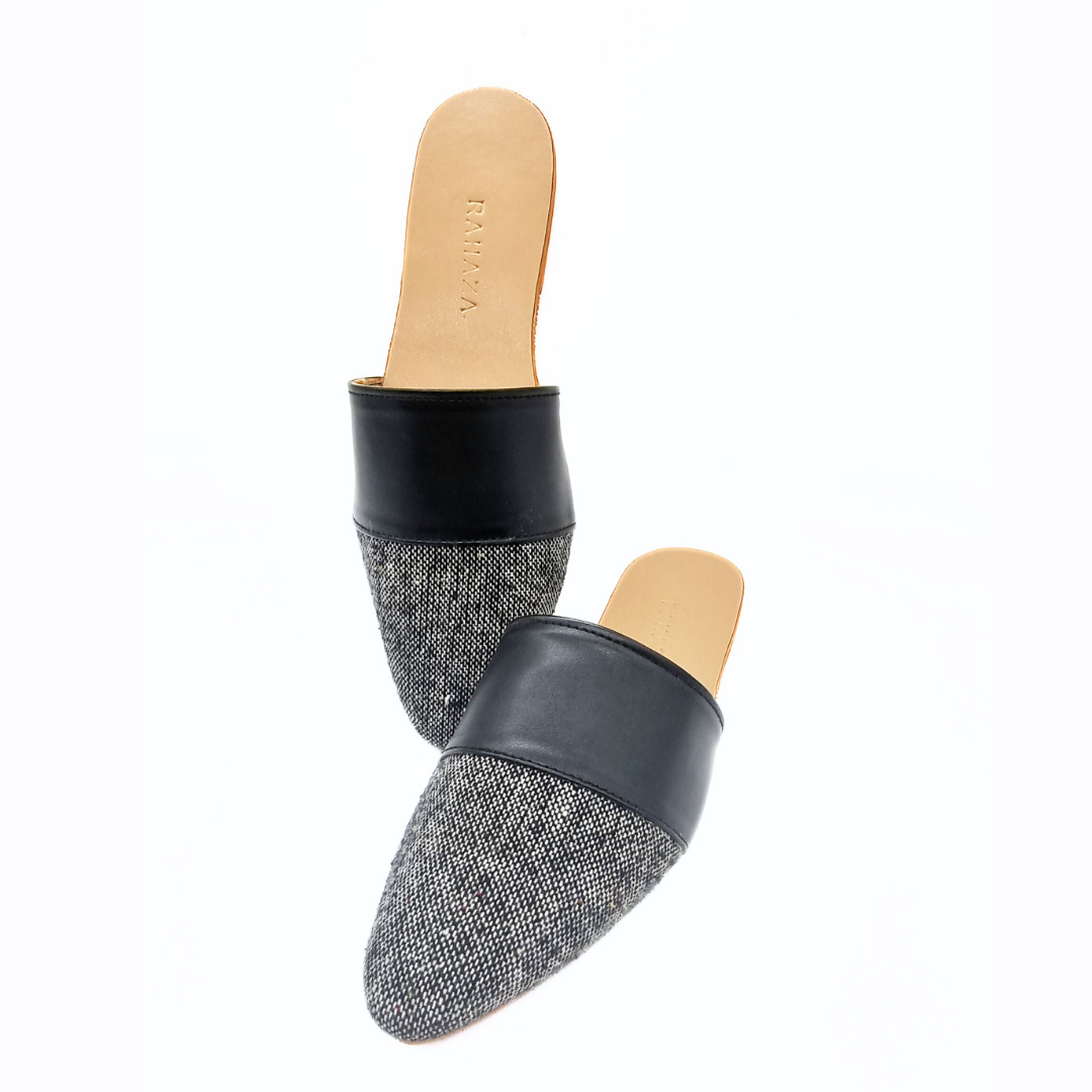 Tiffany Flat Mules – Elegant & Comfortable Women's Slip-On Shoes