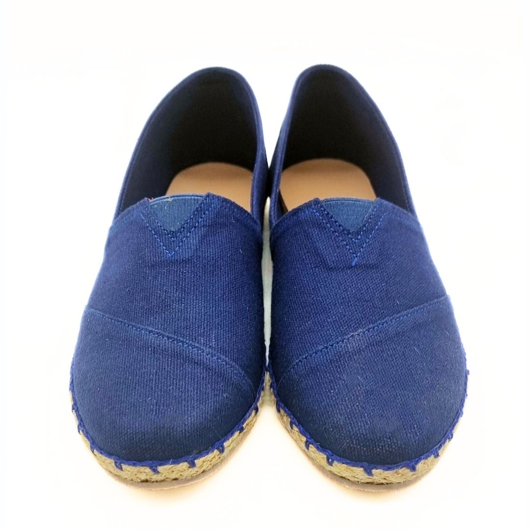 Toni Blue Espadrilles – Stylish & Comfortable Women's Casual Slip-On Shoes
