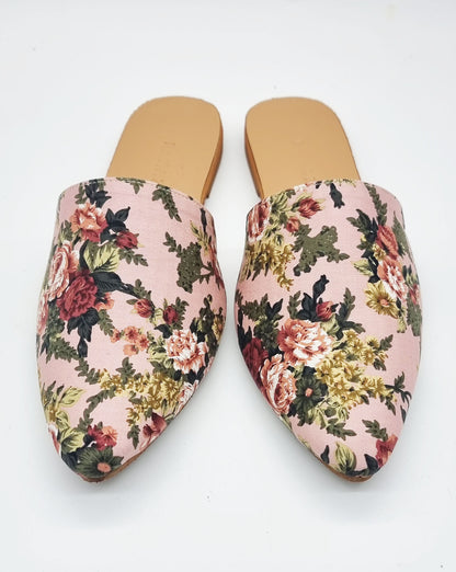 FLORA Flat Mules – Stylish & Comfortable Women's Slip-On Shoes