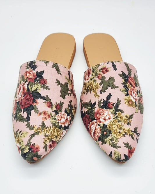 FLORA Flat Mules – Stylish & Comfortable Women's Slip-On Shoes