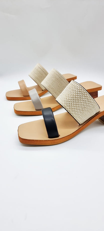 TRIXIE  square heels